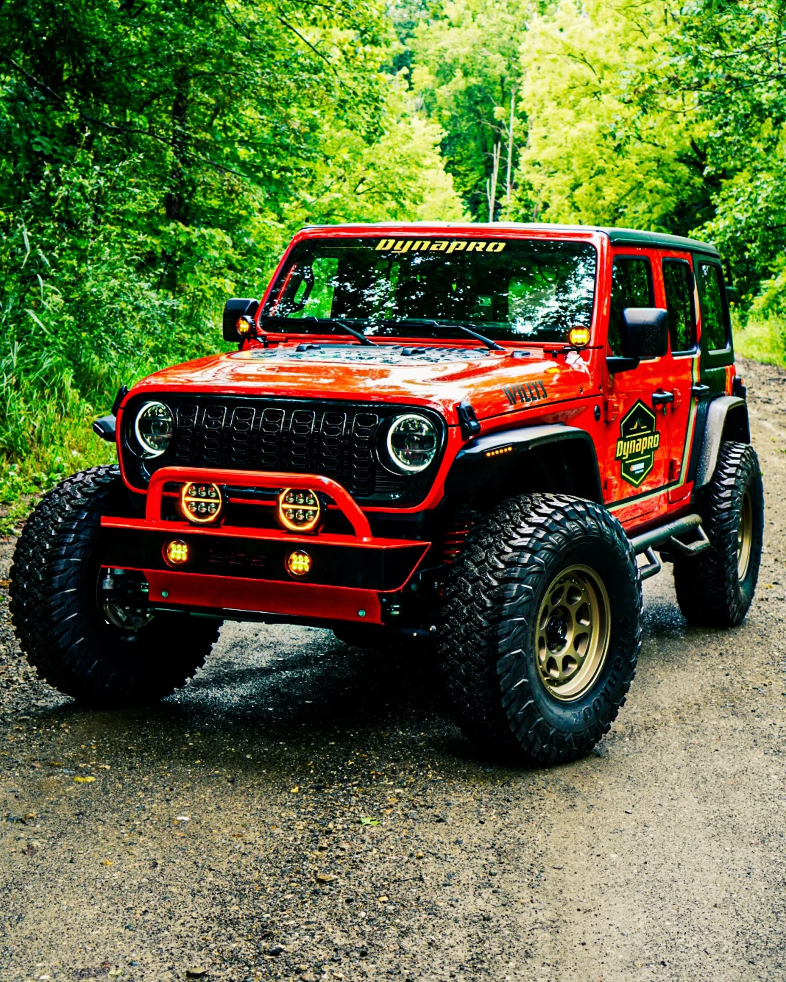 Jeep Wrangler Willys custom build by Ernie's Custom Shop