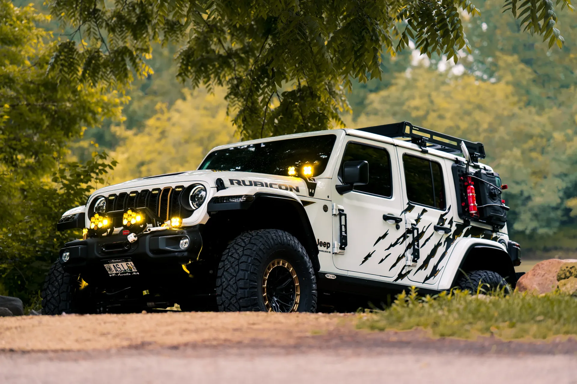 Work by Ernie's Custom Shop, shown at Jeep Beach 2026
